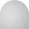 Ekena Millwork Round Top Surface Mount PVC Gable Vent w/ 2"W x 2"P Brickmould Sill Frame, 20"W x 20"H GVPRT20X2003SN - alternate 4